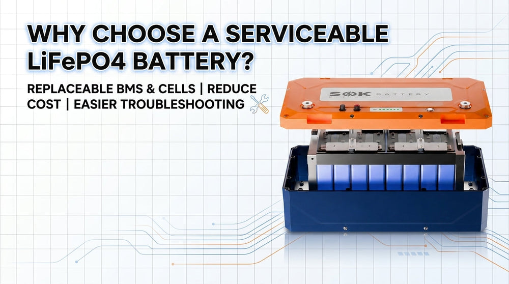 Why Choose a Serviceable LiFePO4 Battery?