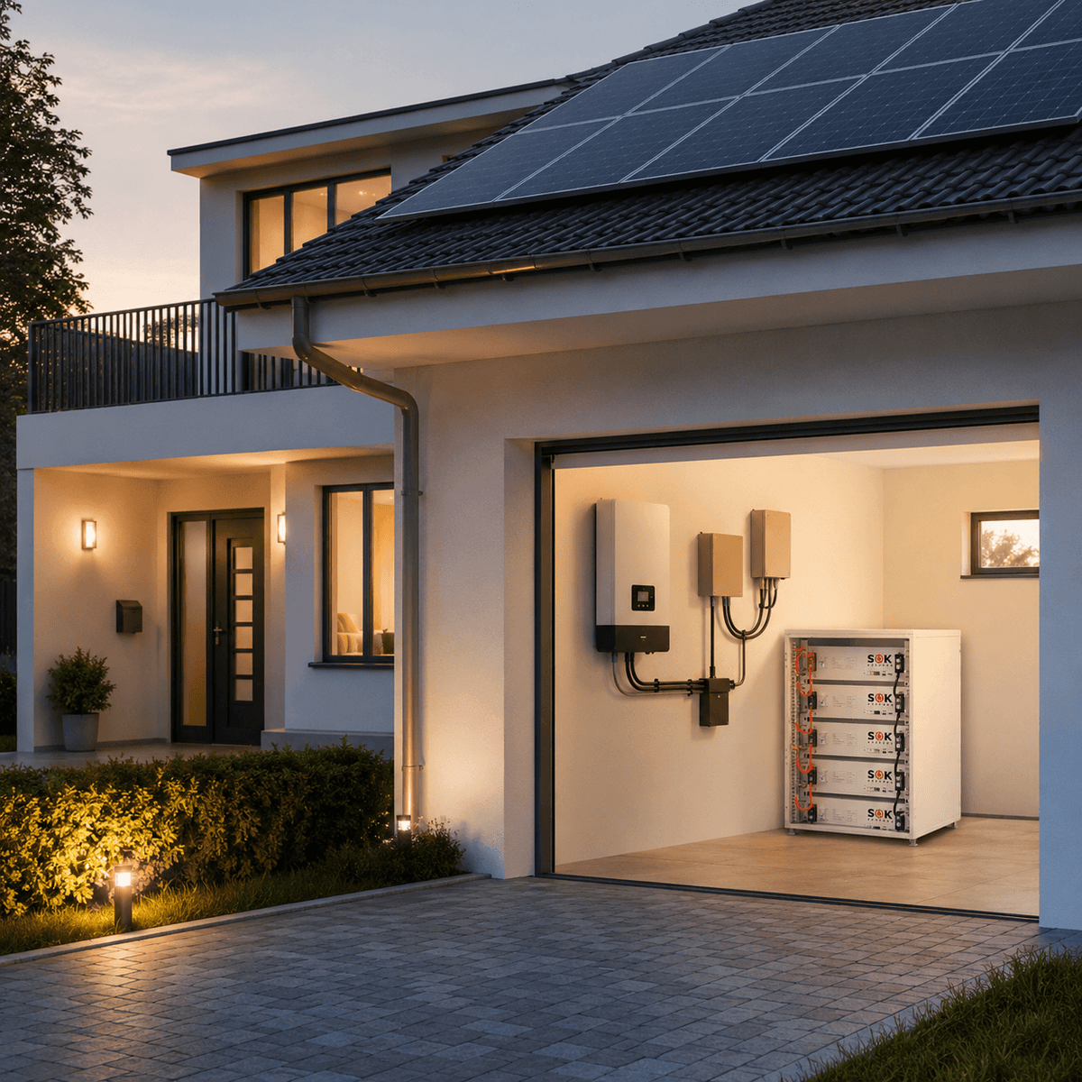 SOK 48V 100Ah server rack battery for solar storage