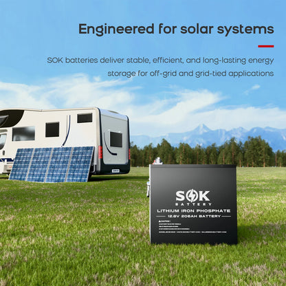 SOK 12V 206Ah LiFePO4 Batterie Detail der Systemfunktionen