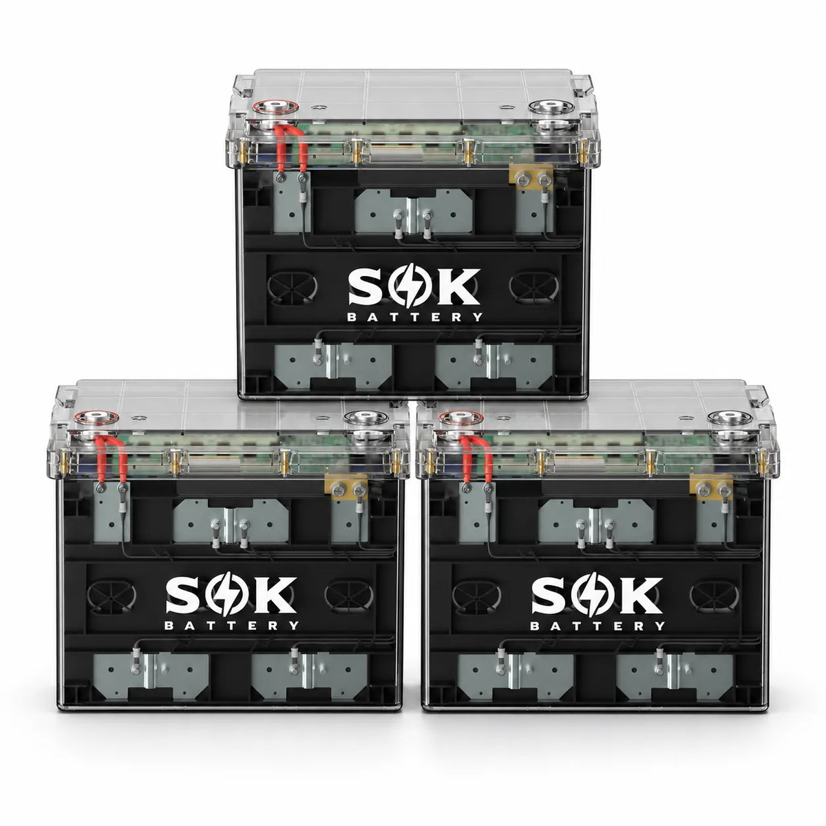 12V 100Ah LiFePO4 Marine RV Battery (Clear Case) Smart BT & Heated