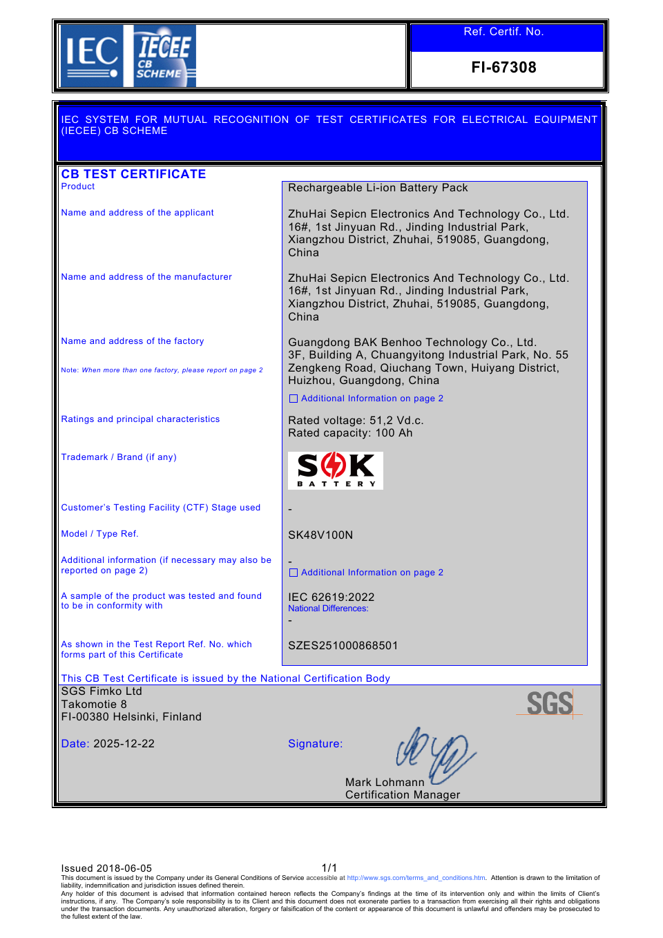 IEC 62619 preview